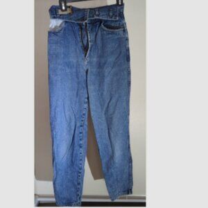 Vintage Collector Bugle Boy Special Edition Fold-over Waist Jeans Sz 9